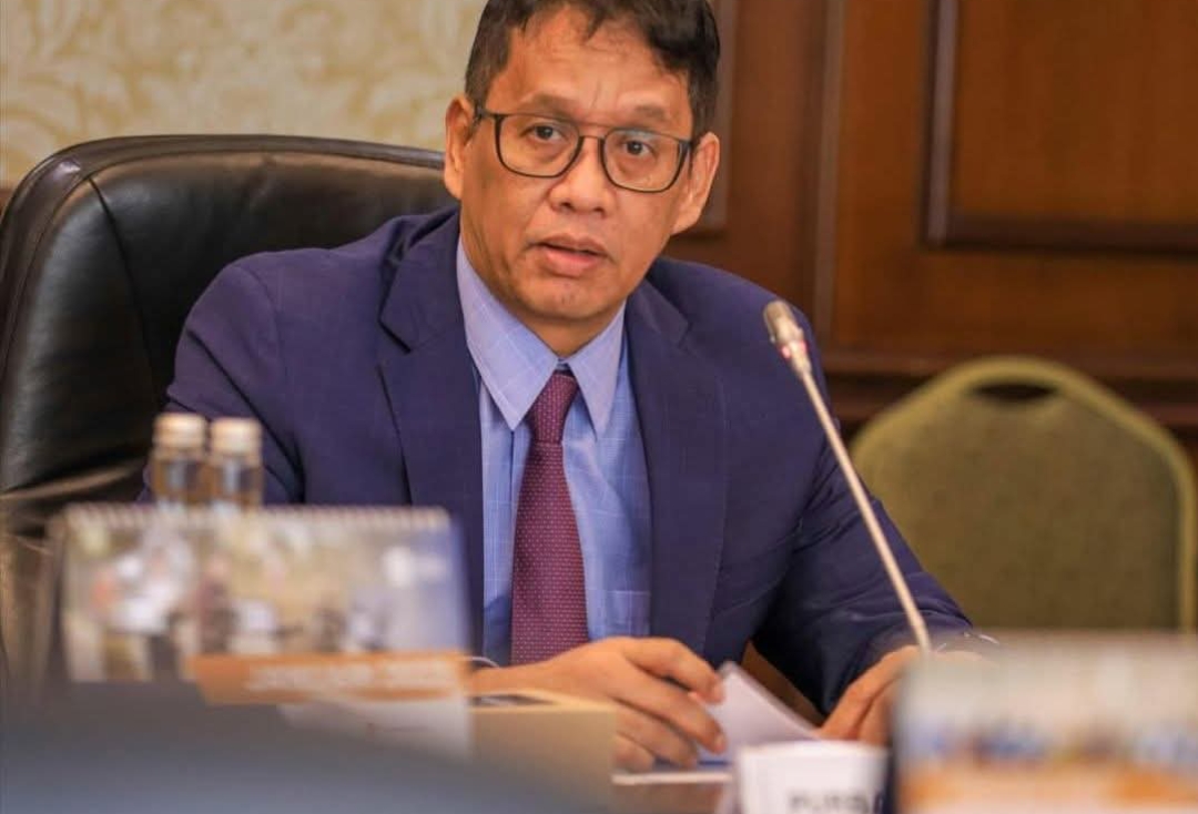 Menteri Keuangan RI : Purbaya Yudhi Sadewa Saat Jumpa Pers Digedung Kemenkeu Jakarta